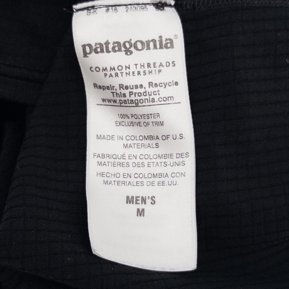 Patagonia Mens Med Midweight Capilene Crewneck Baselayer Shirt Black 44425 Gorp - Picture 8 of 9